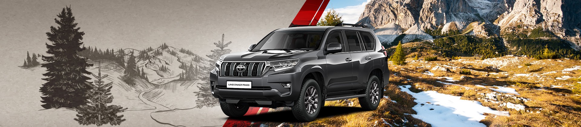 Новый автомобиль Toyota Land Cruiser Prado