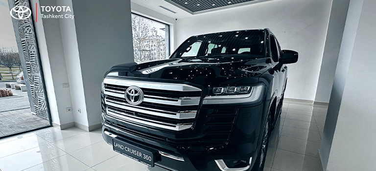 Эксклюзивное предложение на покупку Toyota Land Cruiser 300 в Toyota Tashkent City!
