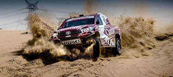Toyota Hilux под управлением Нассера Аль-Аттия стал самым быстрым автомобилем ралли-рейда Dubai International Baja