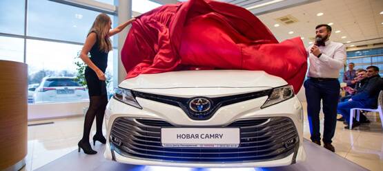 Презентация новой Toyota Camry