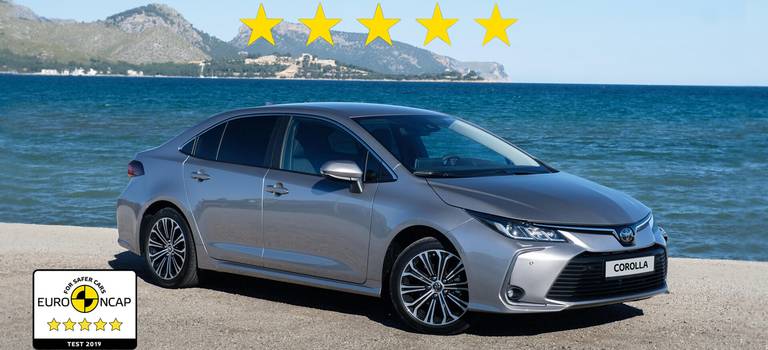 Технологии безопасности новых Toyota Corolla и RAV4 получили максимальную оценку — 5 звезд — в рейтинге Euro NCAP 2019