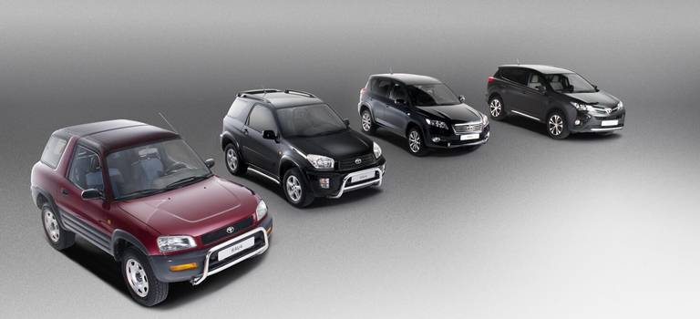 Популярный кроссовер Toyota RAV4 в 2014 году отмечает 20-летний юбилей.