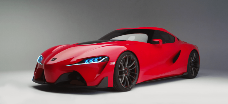 Мировая премьера концептуального спорт-купе Toyota FT-1 на автосалоне в Детройте-2014
