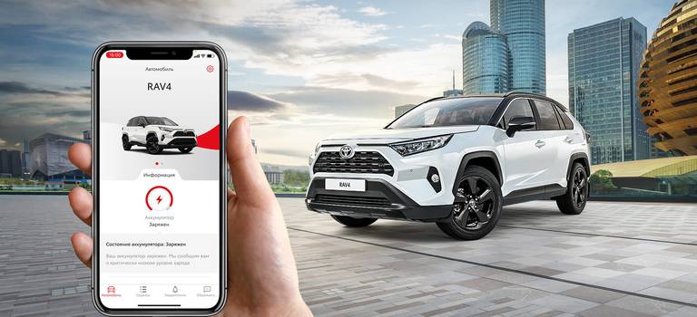 Стартовали продажи RAV4 Style с функциями Toyota Connected Services*