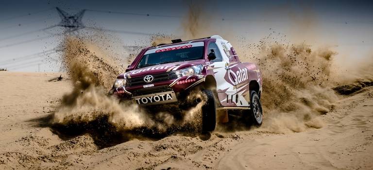 Toyota Hilux стал самым быстрым автомобилем ралли-рейда Dubai International Baja