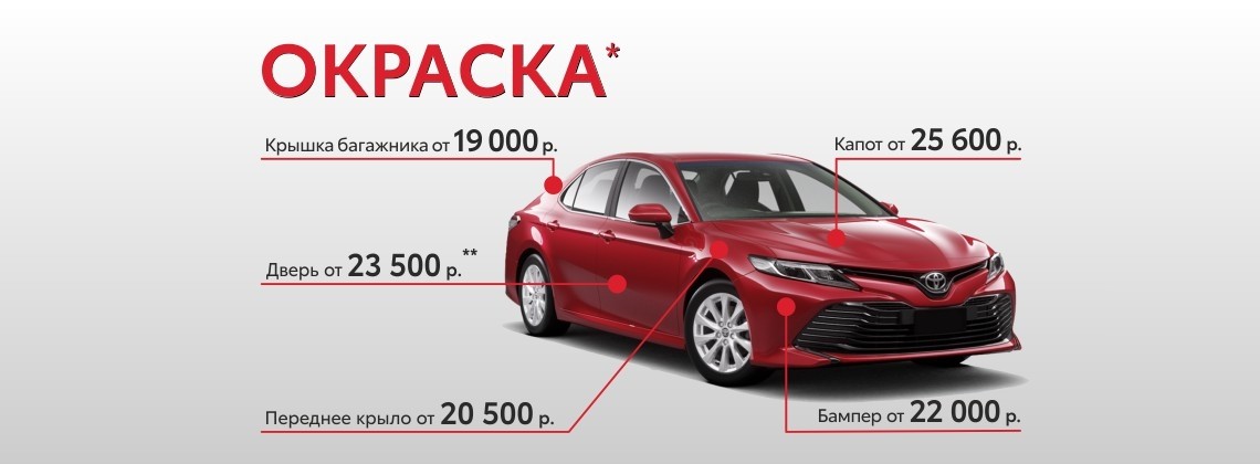 Кузовной ремонт в Тойота Восток – это выгодно!