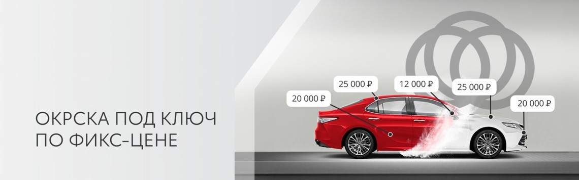 Окраска автомобиля по фиксированной цене!