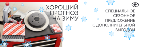 Зимний сервис Toyota