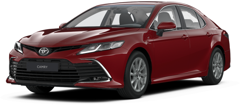 Toyota Camry нового цвета «красный, специальный металлик»
